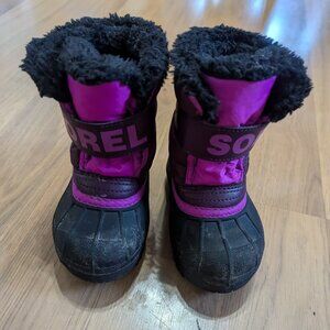Toddler's Sorel Snow Commander Boots Size 6